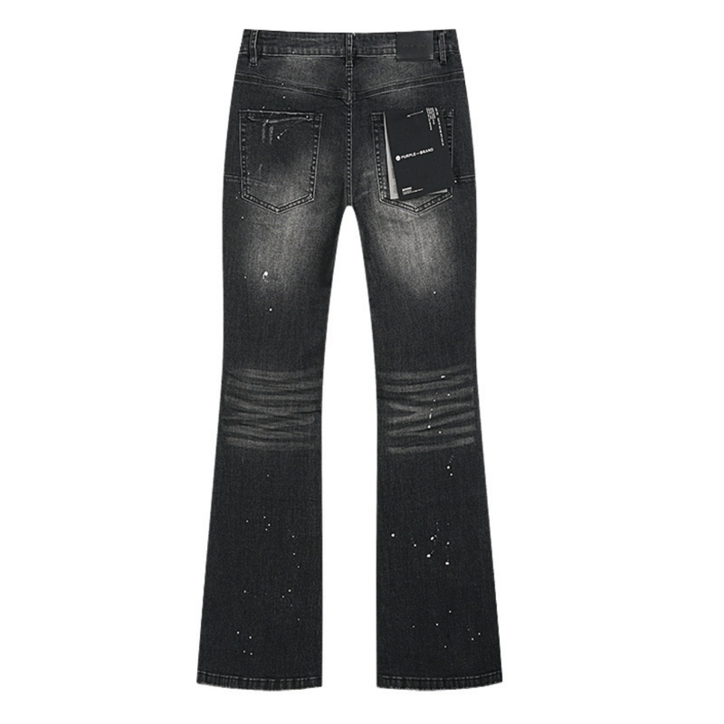 Purple Flared Jeans