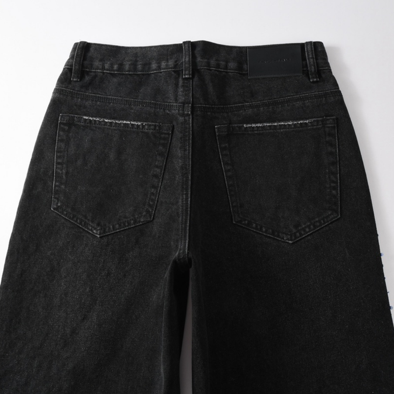 Purple Black Diamonds Jeans