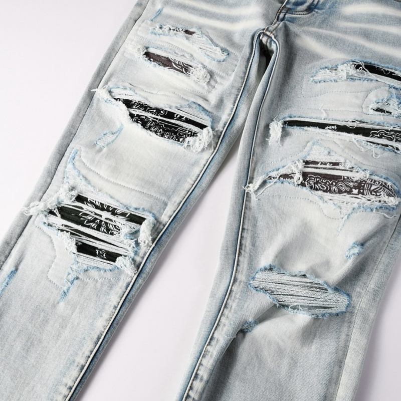 Amr Bandana Patch Jeans