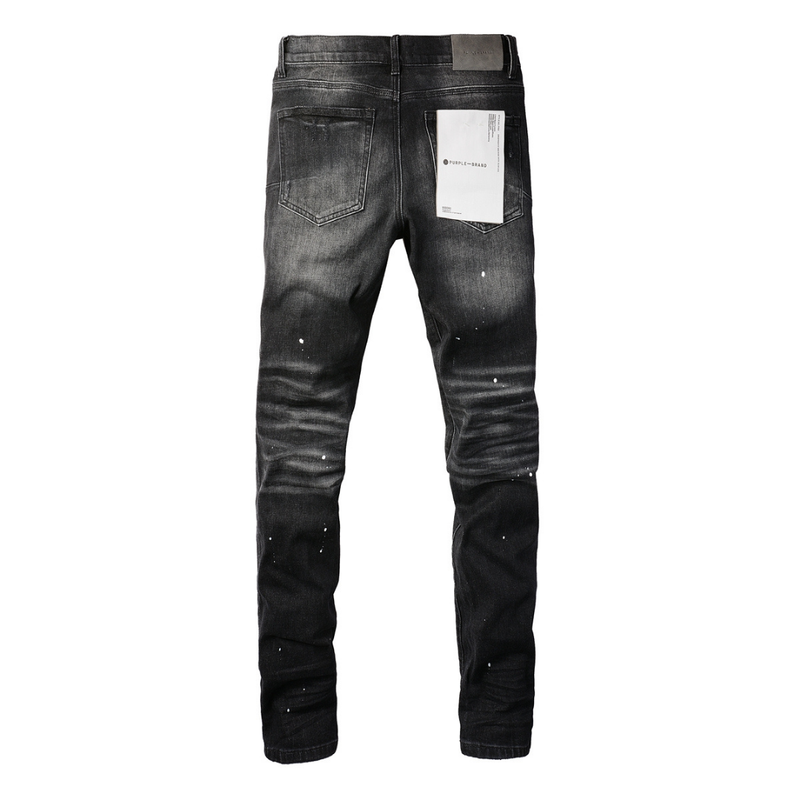Purple Black Jeans