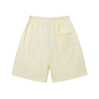 Essentials Shorts Blanco Logo Negro