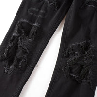 Amr Black Ripped Jeans Negro