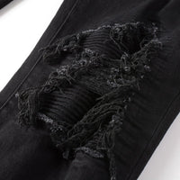 Amr Black Ripped Jeans Negro