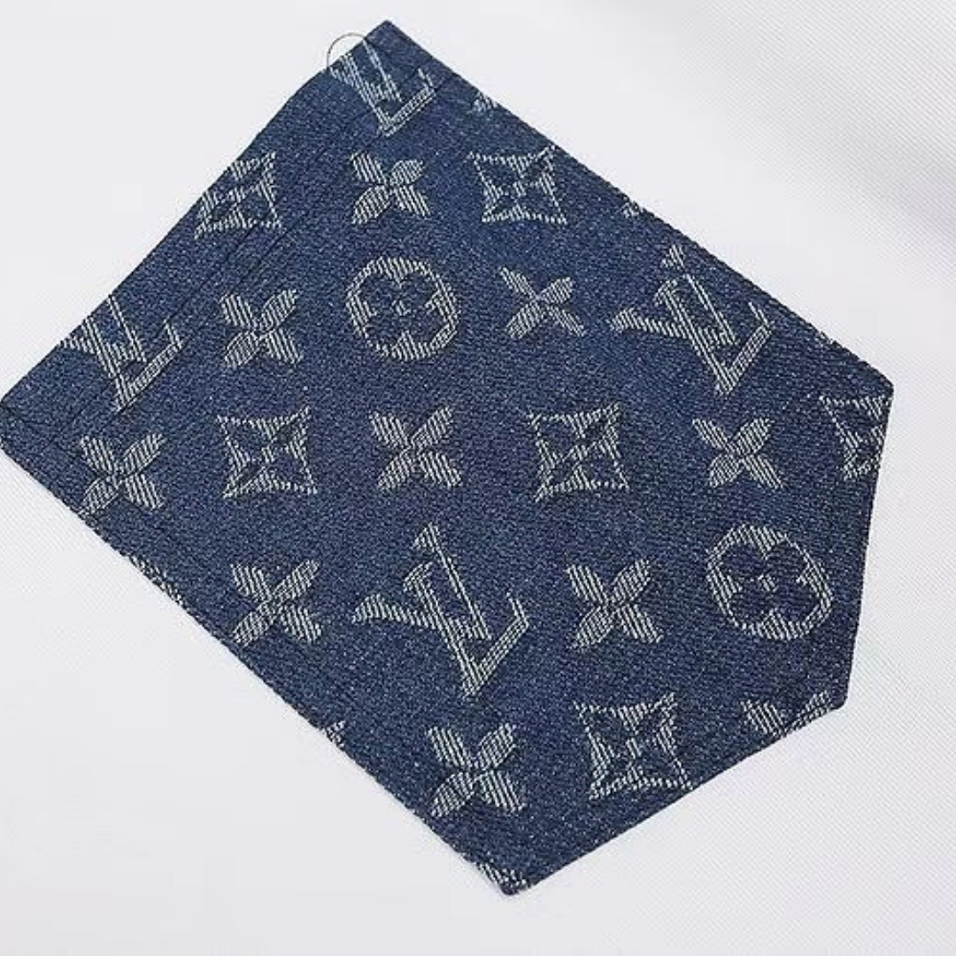 Louis Vuitton Monogram T-shirt - Blanco Monograma Azul