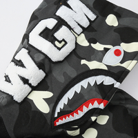 Bape Zip Hoodie Camo Negro Blanco