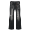 Purple Flared Jeans