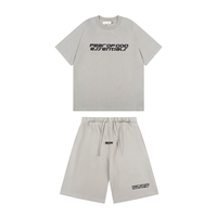 Essentials Short Set Liso Gris