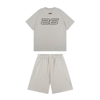 Essentials Short Set Liso Gris