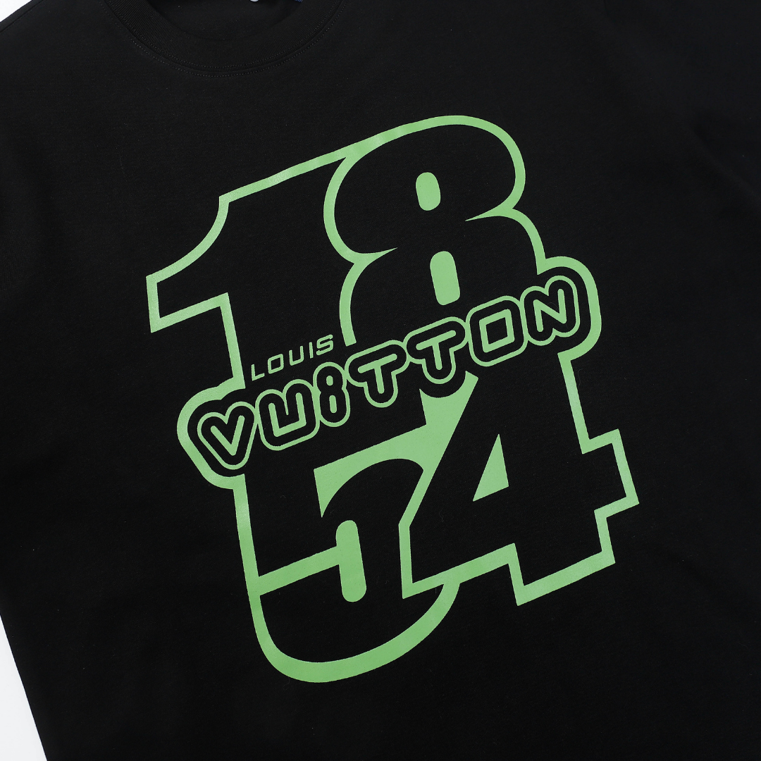Louis Vuitton Monogram T-shirt - Negro Liso Negro 18 54