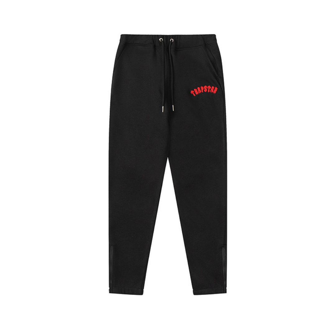 Conjunto Trapstar Negro Rojo Negro