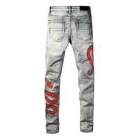 Amiri Red Snake Jeans · Talla 28 · Stock 1
