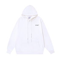 Off-White Off-W Monogram Hoodie - Negro Rosa Dragonfly