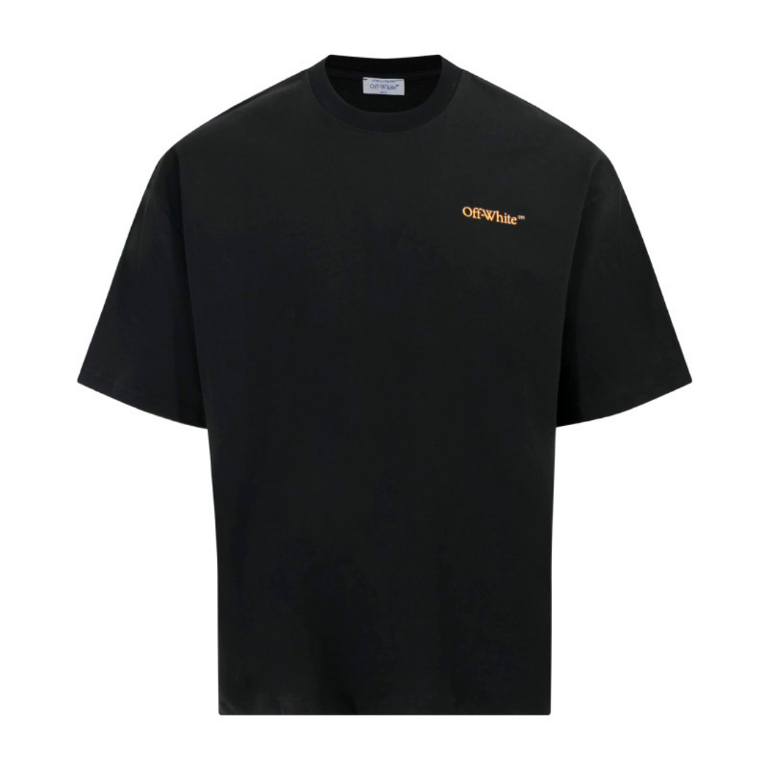 Off-White Off-W Monogram T-shirt - Negro Camo Amarillo