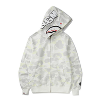Bape Zip Hoodie Camo Blanco
