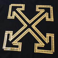 Off-White Off-W Monogram T-shirt - Negro Camo Amarillo