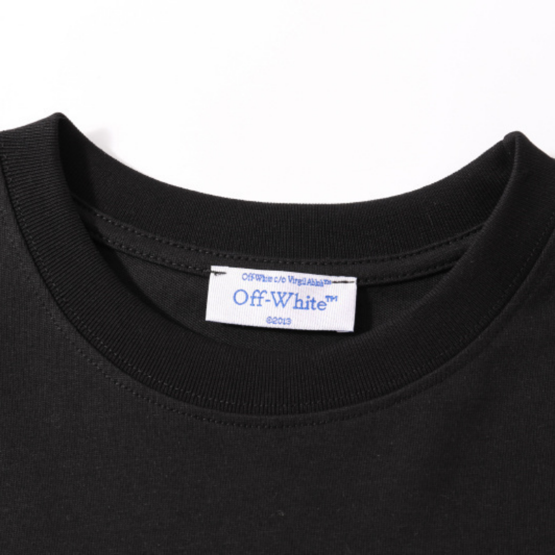 Off-White Off-W Monogram T-shirt - Negro Camo Amarillo