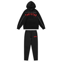 Conjunto Trapstar Negro Rojo Negro