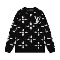Monogram Sweater Monograma Rojo Blanco