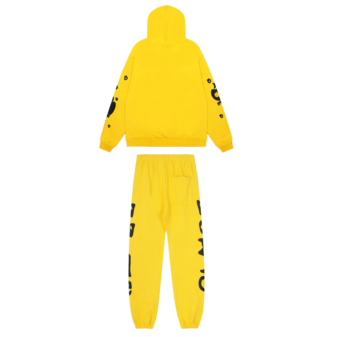 Buzo Sp5der Amarillo Estrellas