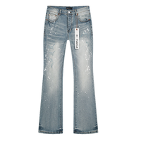 Pantalon Purple Brand Lavado Claro Roturas 7