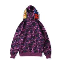 Bape Zip Hoodie Camo Violeta