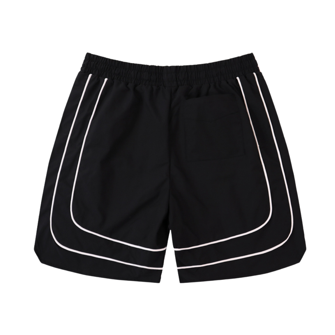 Pantalon Rh*de Negro Negro Blanco Rhude