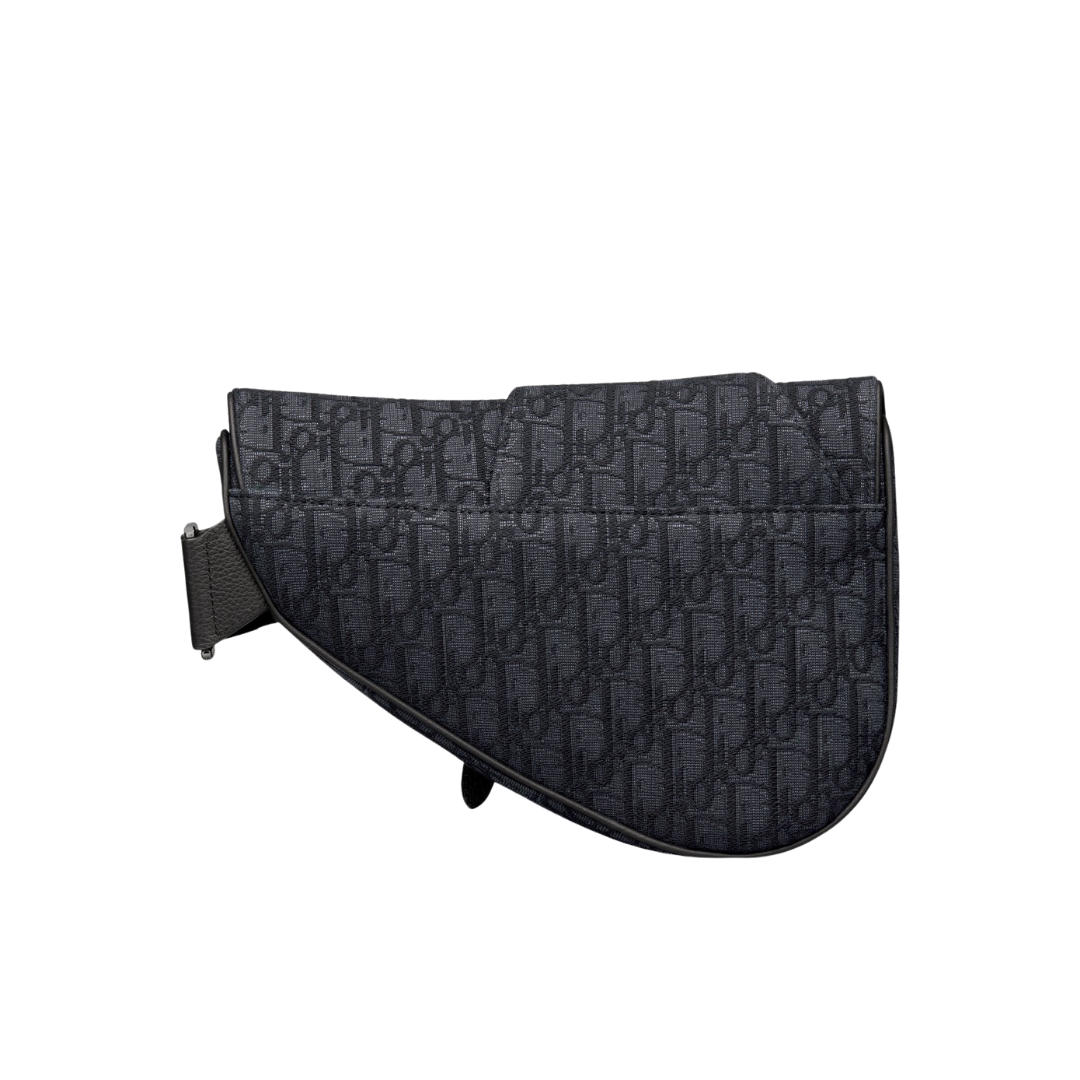 Messenger Saddle Bag Monograma Negro