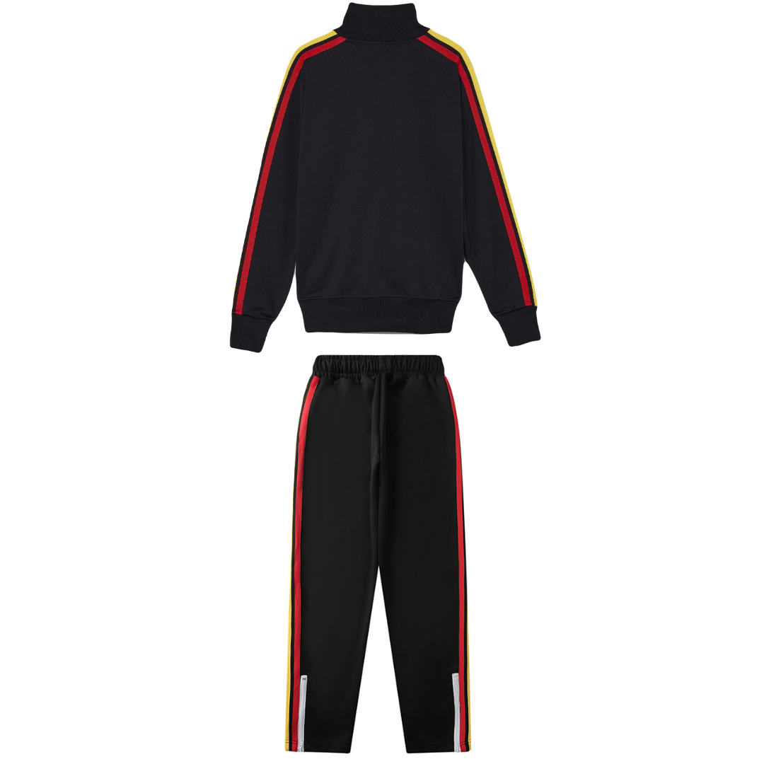 Conjunto Palm Angels Negro Retro Negro Verde Amarillo