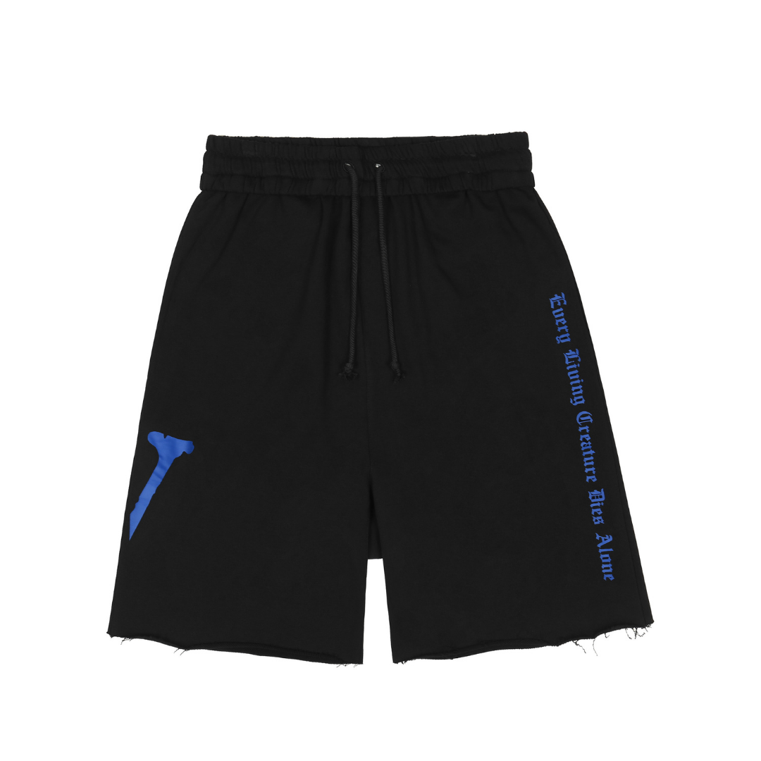 Pantalon Vlone Negro/Azul