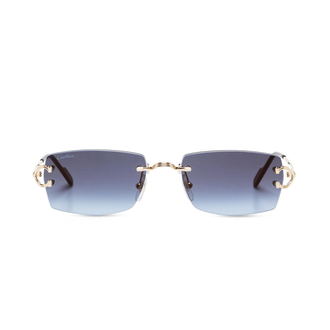 Monochromatic Sunglasses Azul Gris Ombre