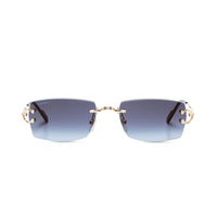 Monochromatic Sunglasses Azul Gris Ombre