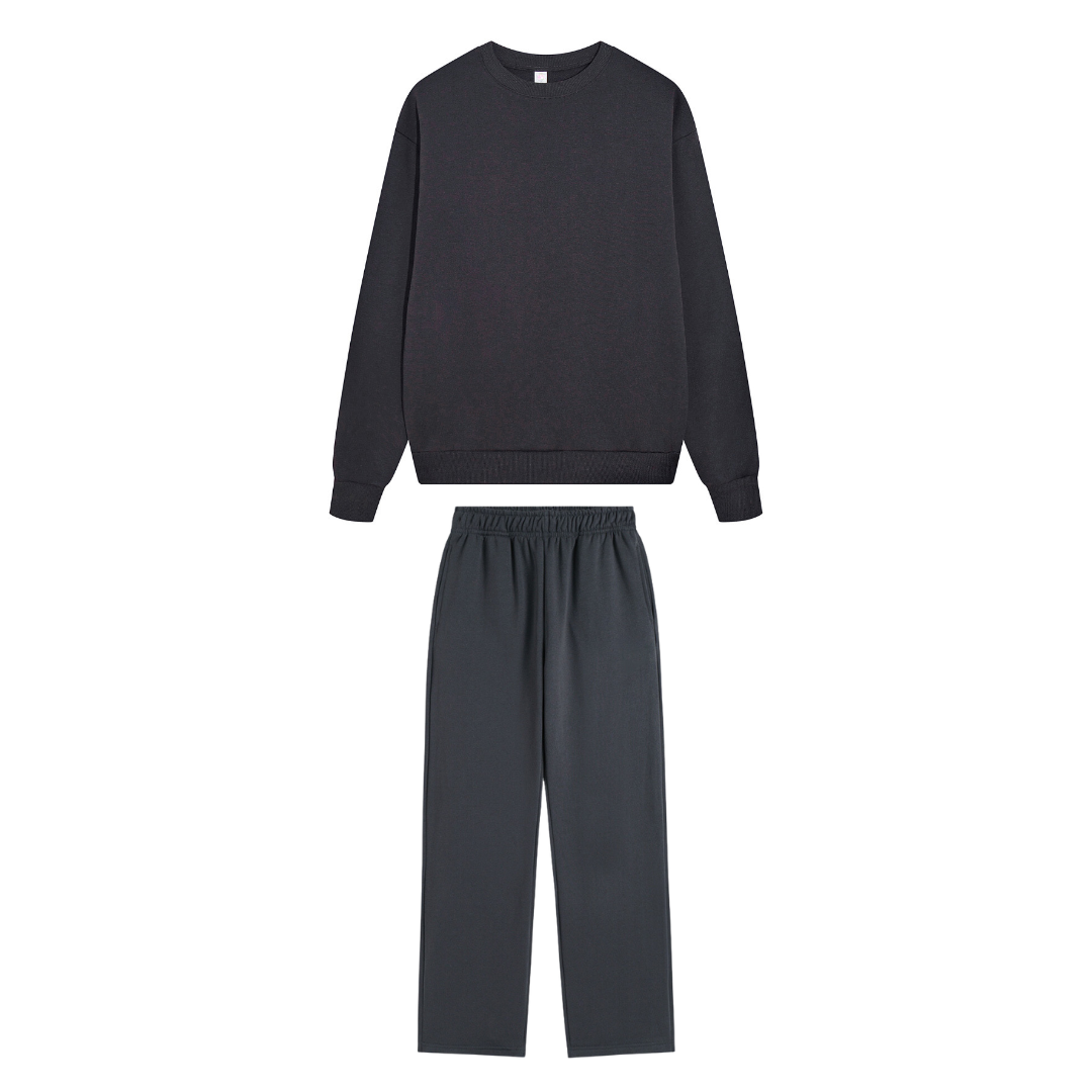 Baby Graphite Grey Relaxed Tracksuit · Nova Neta · Nova Neta