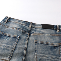 Amr White Logo Jeans Blanco 2