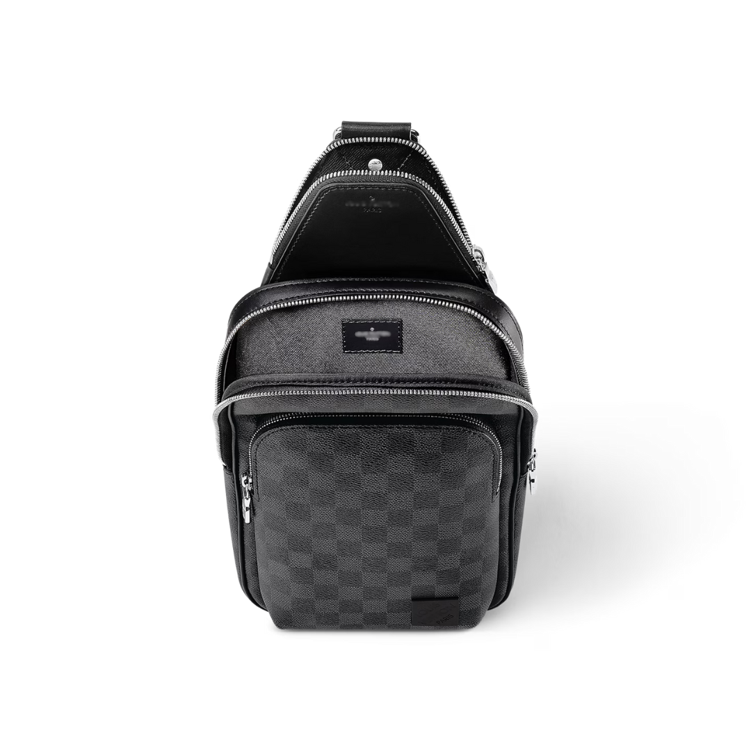 Messenger Avenue Sling Bag Monograma Marron
