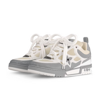 Skater Monogram Trainer Blanco Rosa Estrella