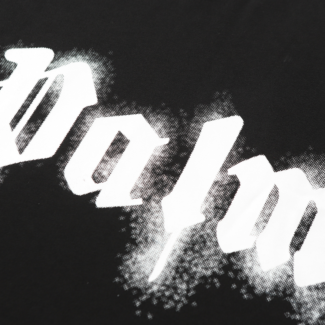 Camiseta Palm Angels Negro/Rosa