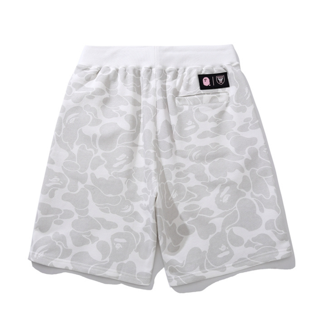 BAPE Miami Shorts Camo Blanco