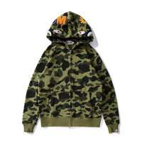 Bape Zip Hoodie Camo Verde