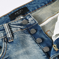 Amr Black Snake Jeans Negro