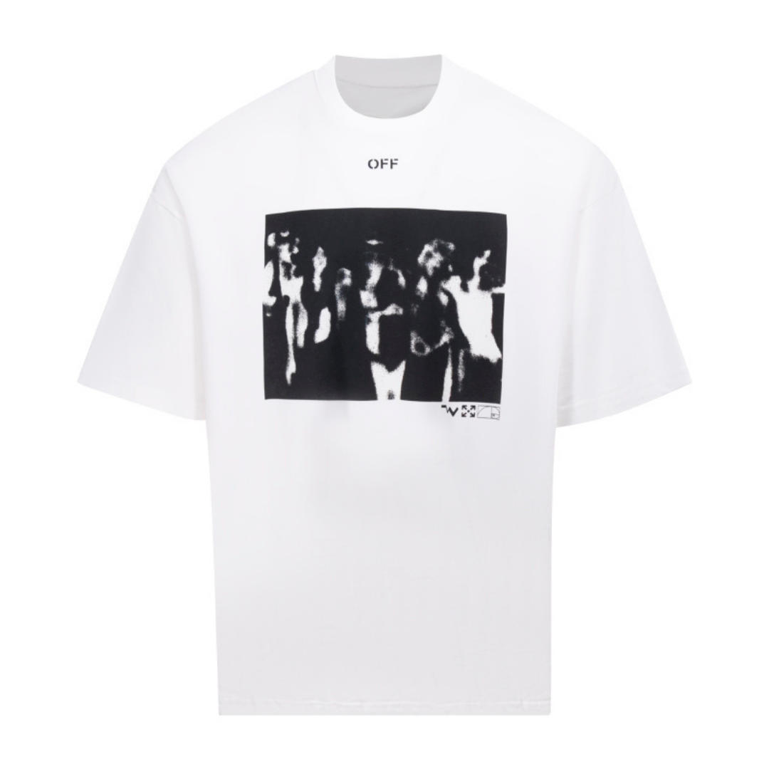 Off-White Off-W Monogram T-shirt - Blanco Liso Blanco