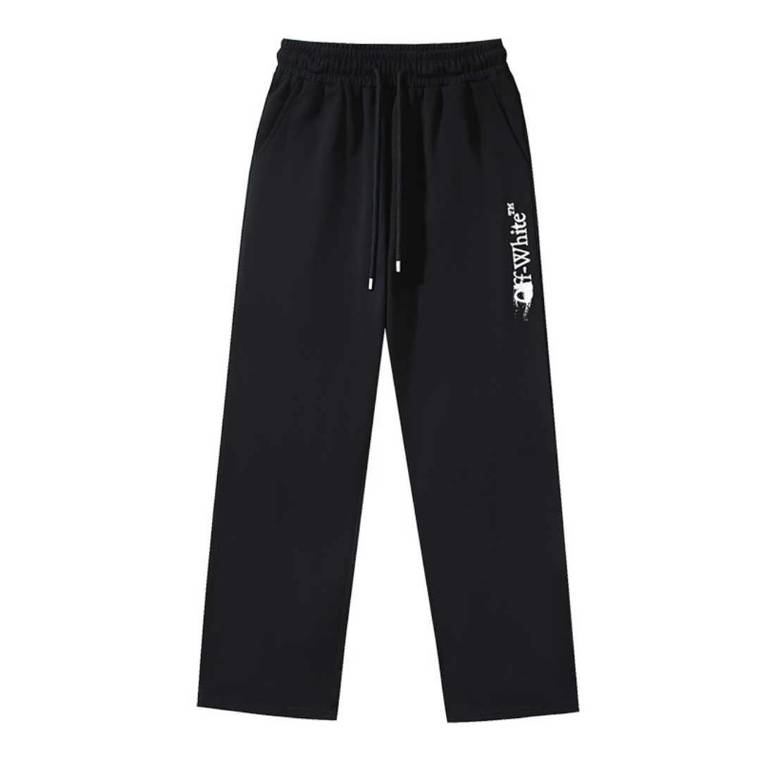Off-White Off-W Monogram Pants - Negro Camo Negro Blanco
