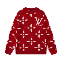 Monogram Sweater Monograma Azul Gris