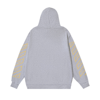 Off-White Off-W Monogram Hoodie - Negro Blanco Oro Letras Amarillo