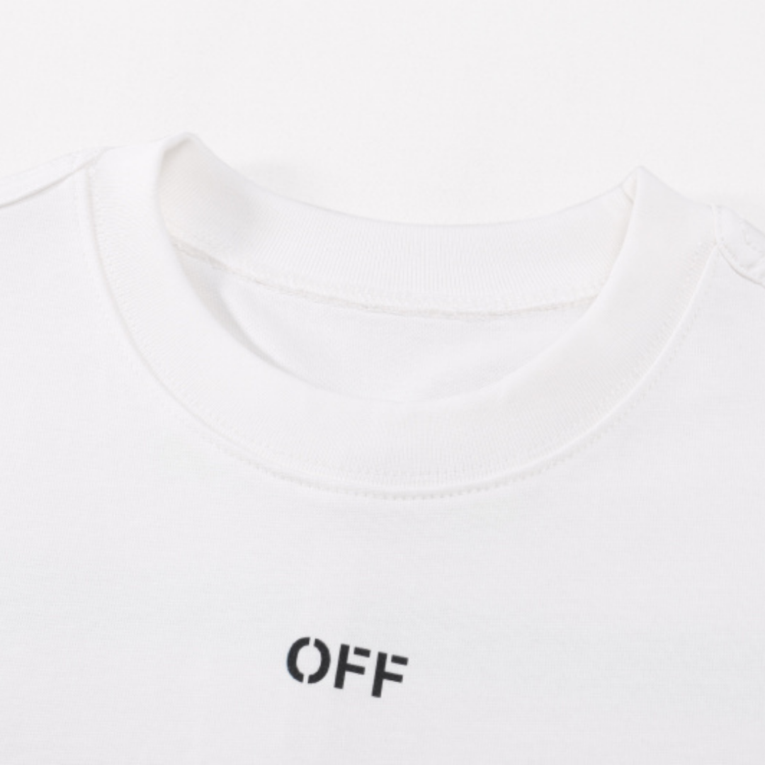 Off-White Off-W Monogram T-shirt - Blanco Liso Blanco