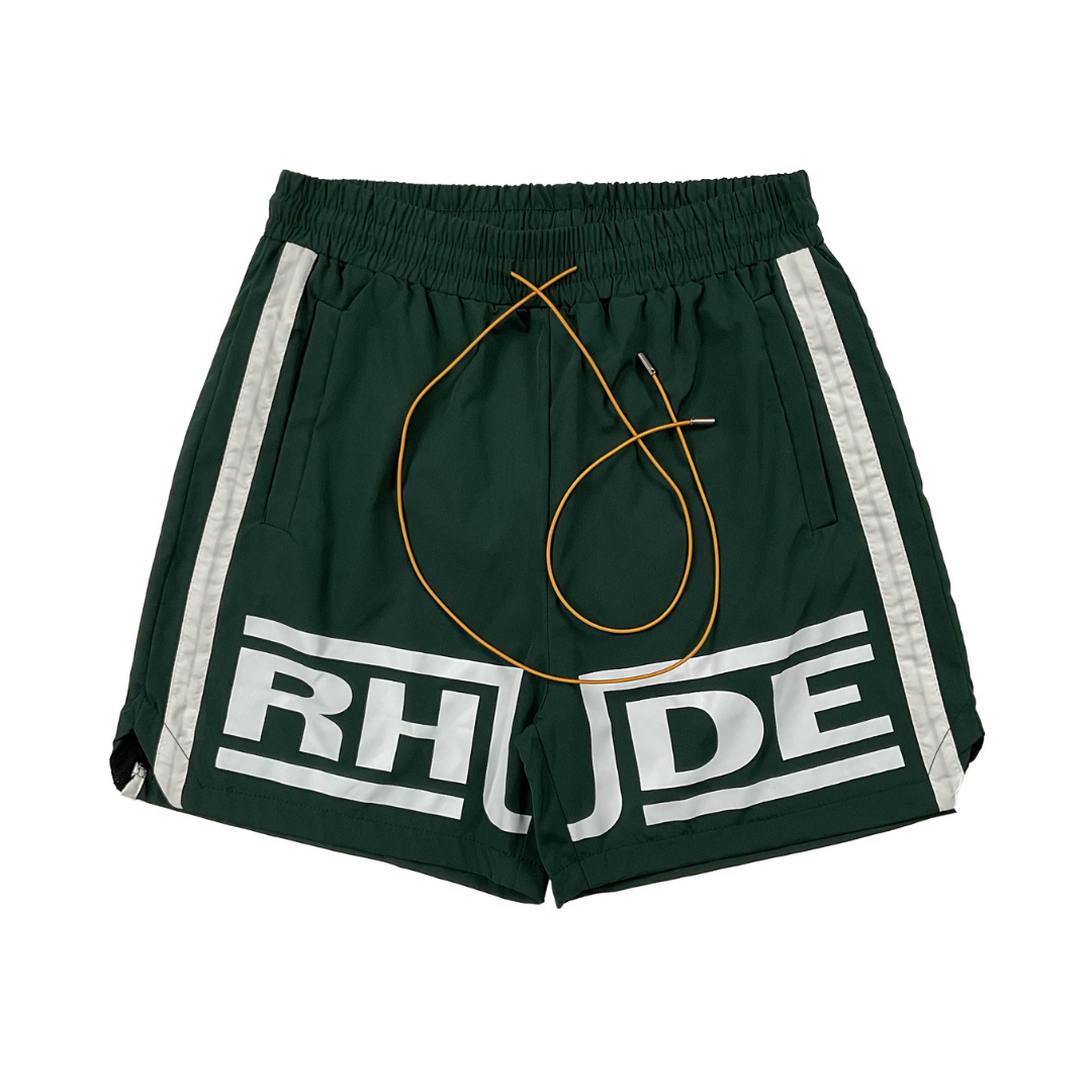 Pantalon Rh*de Verde Negro Rhude Blanco