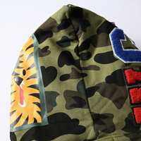 Bape Zip Hoodie Camo Verde