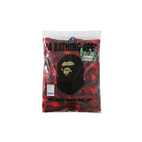 Bape Shark Hoodie Camo Rojo