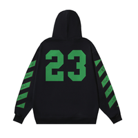 Off-White Off-W Monogram Hoodie - Negro Negro Verde Camo