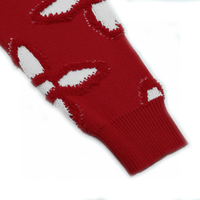 Monogram Sweater Monograma Rojo Blanco