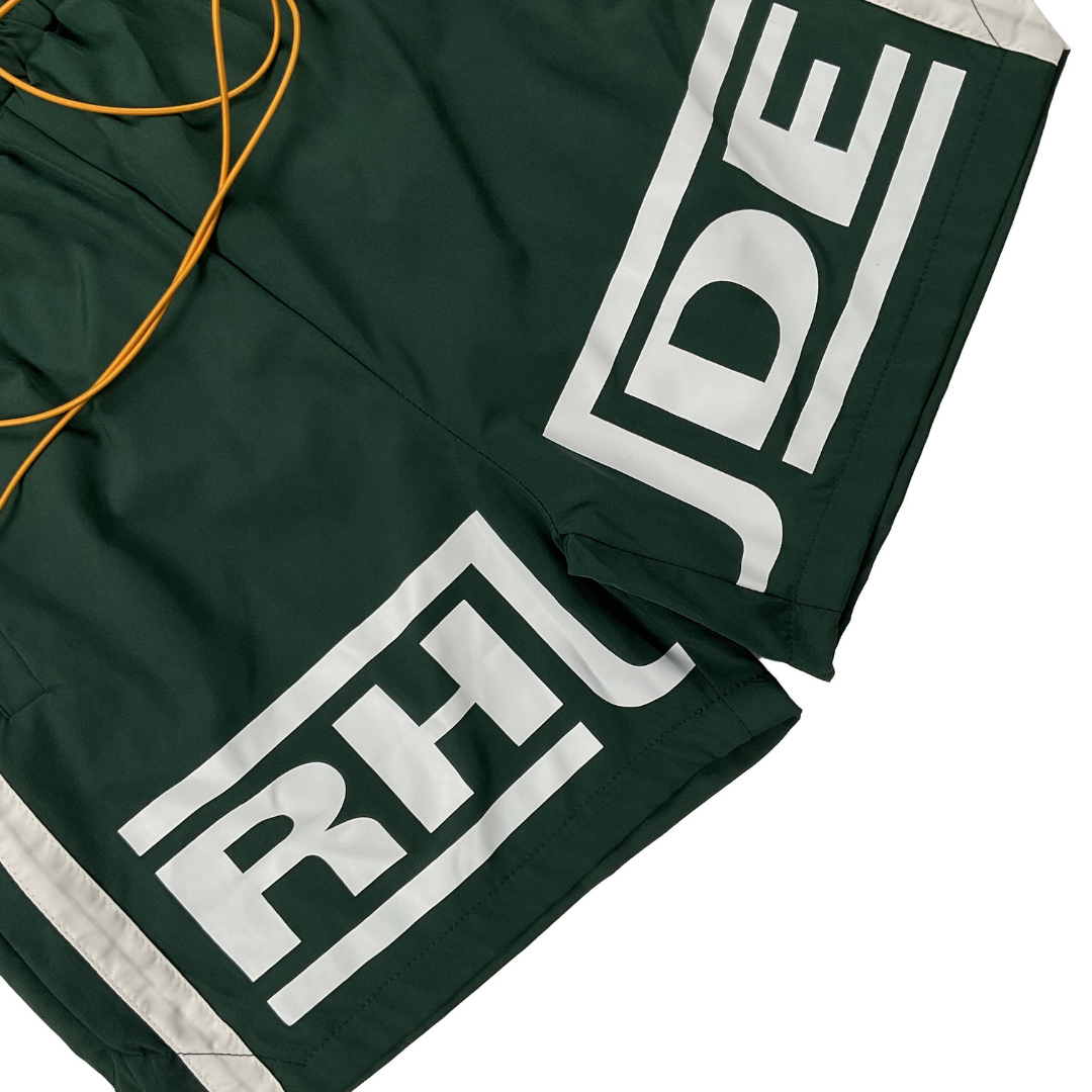 Pantalon Rh*de Verde Negro Rhude Blanco